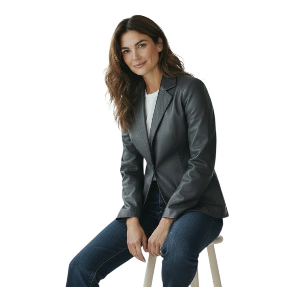 Tom Ford Fitted Black Shine Quiet Luxury Blazer